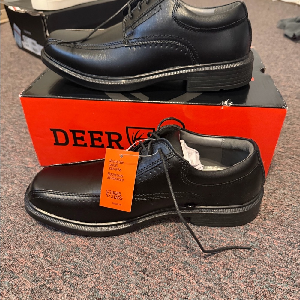 Deer Stags Men's Classic Black Oxfords